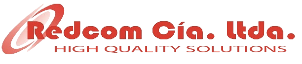 Logo de Redcom, empresa de telecomunicaciones cliente de Reckonnt